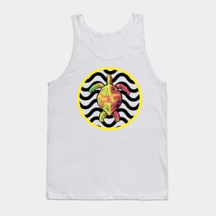 SEA Turtle Love Yellow Tank Top